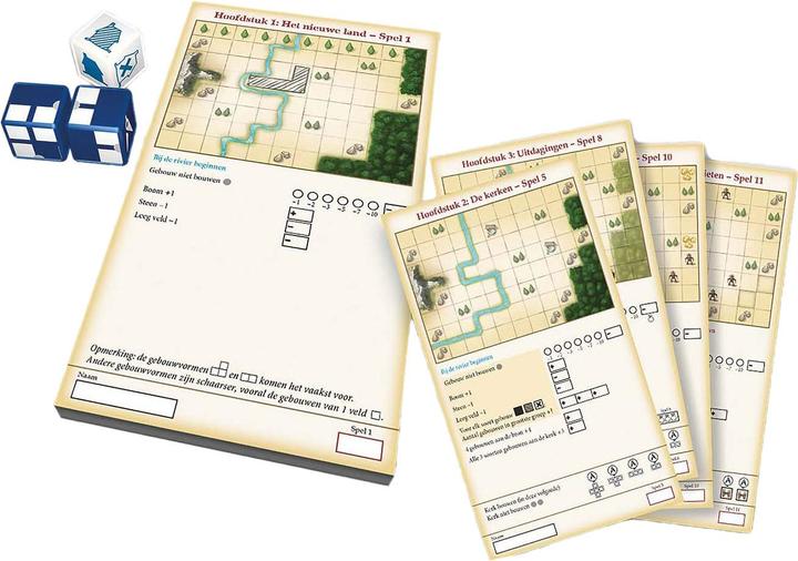 Actual product image 999Games Game My City Roll & Write (German)