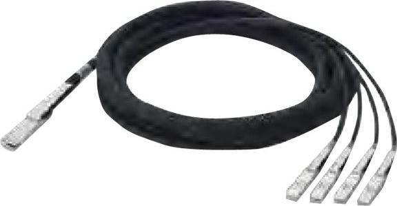 Actual product image Allied Telesis AT-QSFP-4SFP10G-3CU InfiniBand Cable QSFP+ 4 x SFP+ (3 m)