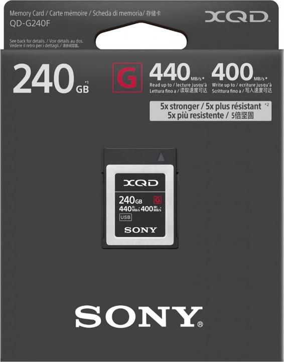 Produktbild Sony XQD G-Serie (240 GB, XQD)