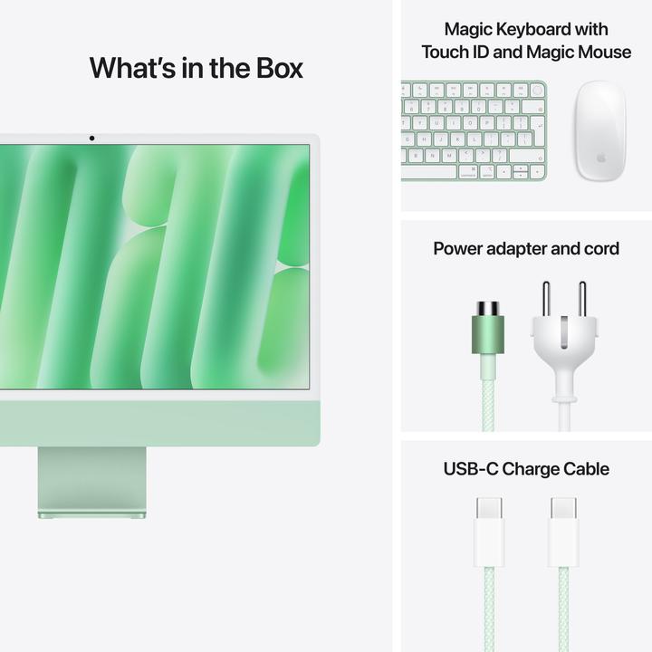 Image du produit Apple iMac 2024 (M4, 16 Go, 256 Go, Apple M4 10-Core)