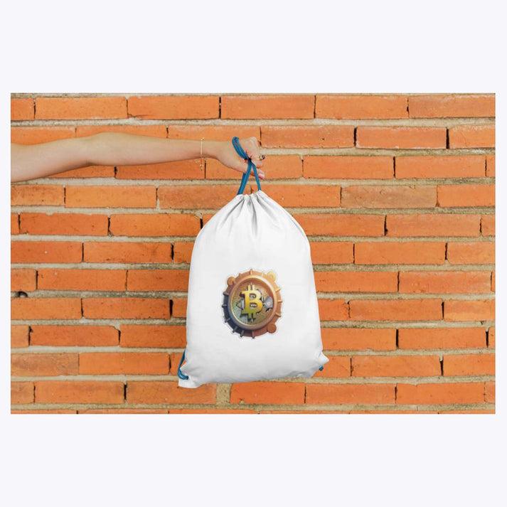 Actual product image Bügelbilder Turnbeutel Bitcoin Gear (13 l)