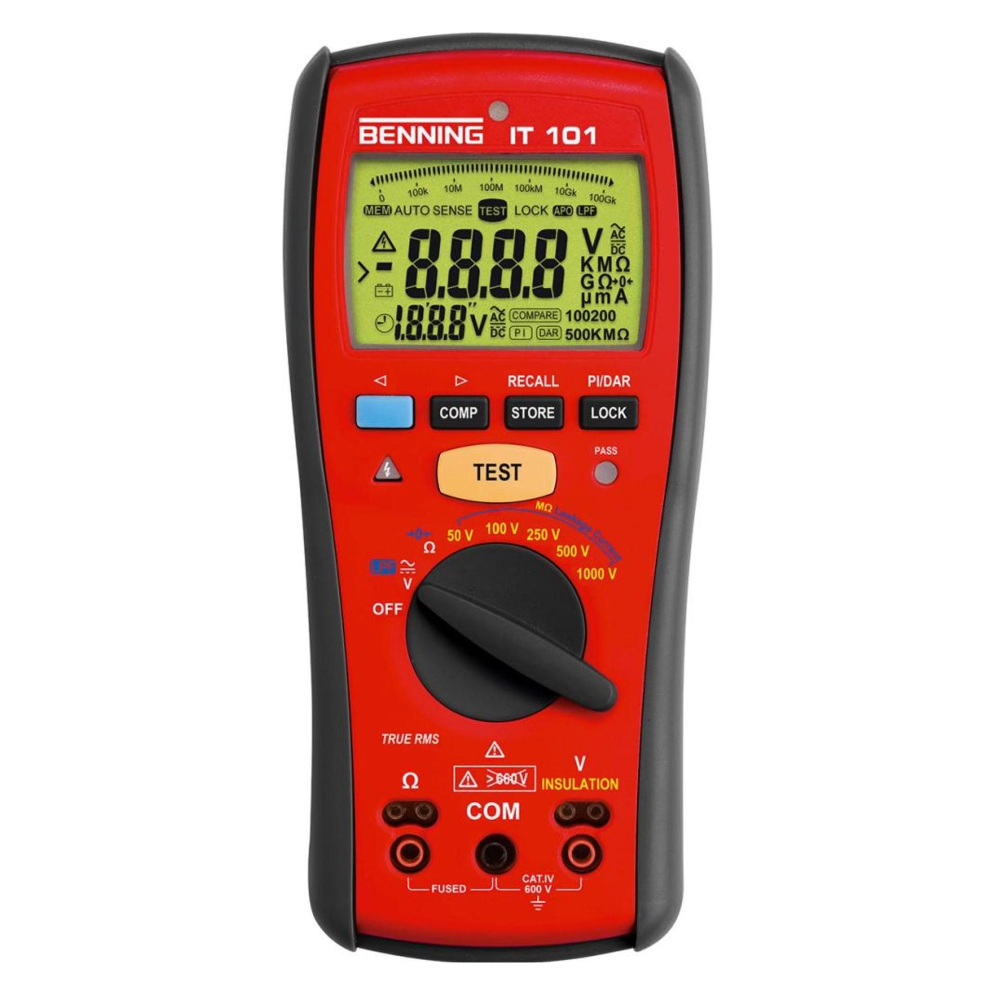 Benning, Multimeter, It 101 Gekalibreerd Volgens Fabriek (Cat Iv 600V)