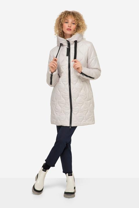 Image du produit Laurasøn Long-Steppjacke, Kapuze, Zipper, Langarm, fällt kleiner aus (M)