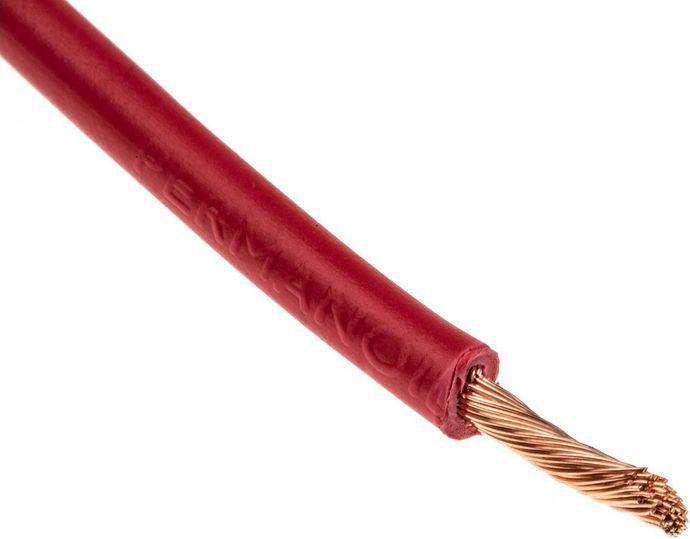 Produktbild RS PRO Aderleitung 2,5mm² rot (100 m)