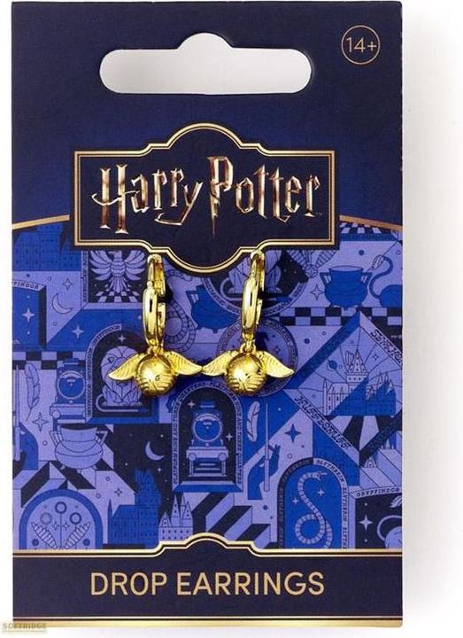 Produktbild Carat Harry Potter Goldene Schnatz goldfarbene Huggy-Ohrringe, Einheitsgrösse, Zink, Kein Edelstein (Zink)