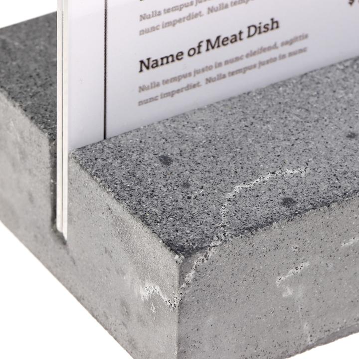 Produktbild Europel Tischaufsteller, DIN A5 hoch, Polystone anthrazit (A5)