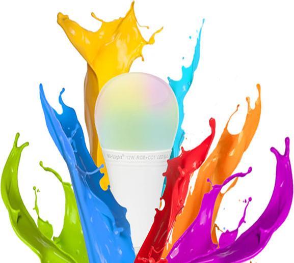 Produktbild Milight LED Birne RGB+KW/WW 12W mit Funk CCT Fernbedienung (E27, 12 W, 1100 lm, 1 x, F)