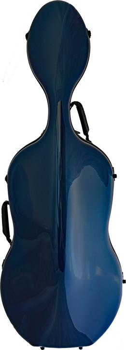 JML Cellokoffer 4/4 blau - 50% Carbon (Cello)