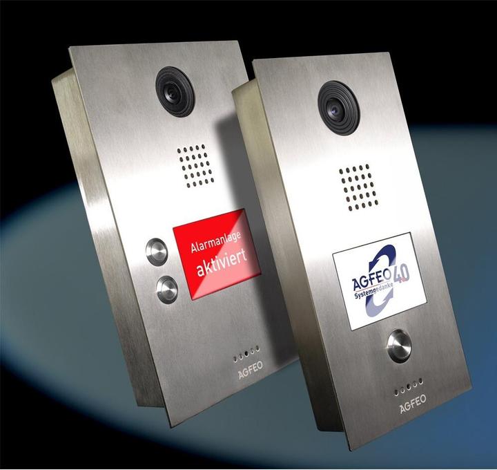 Actual product image Agfeo IP video TFE 2 - 8.89 cm (3.5 inches) - TFT - 480 x 320 pixels - stainless steel - IP65 - (Ethernet)