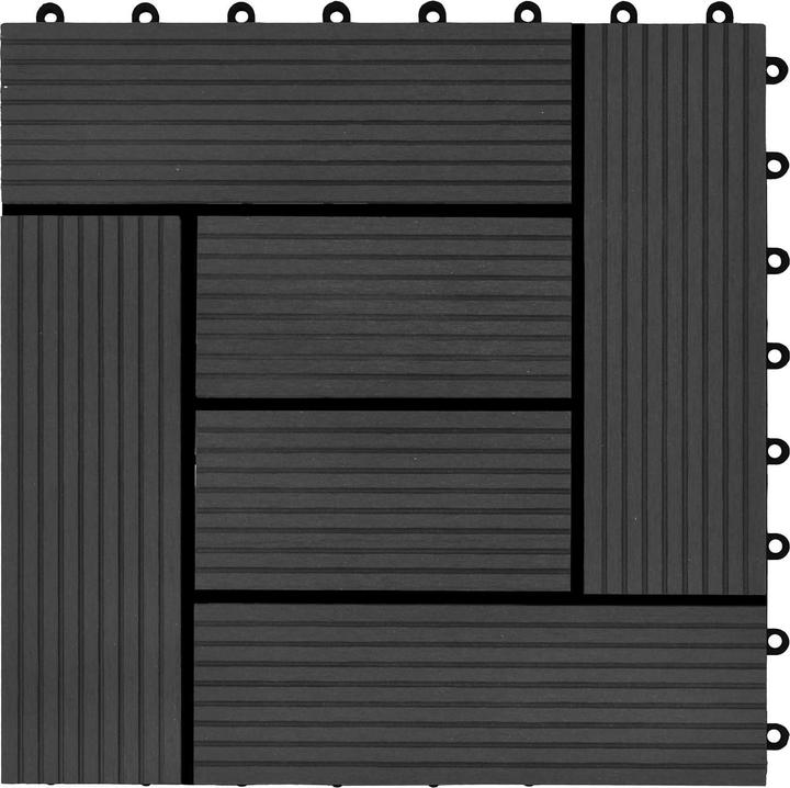 Produktbild vidaXL Terrassenfliese (11x, 30 x 30 cm)