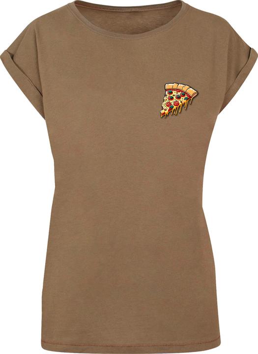 Produktbild Merchcode Ladies Pizza Comic Extended Shoulder Tee - 116357 (S)