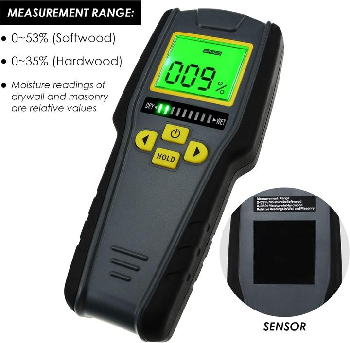 Actual product image Gain express Stiftloser Feuchtigkeitsmesser