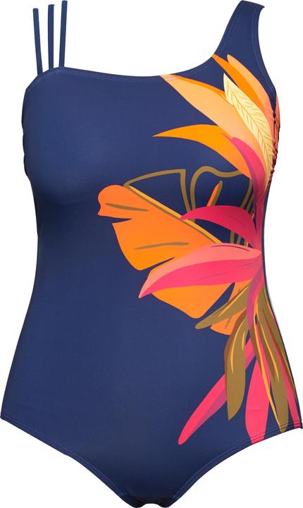 Immagine prodotto Ulla Popken Costume da bagno con foglie, coppe morbide, spallina decorativa e materiale riciclato (62)