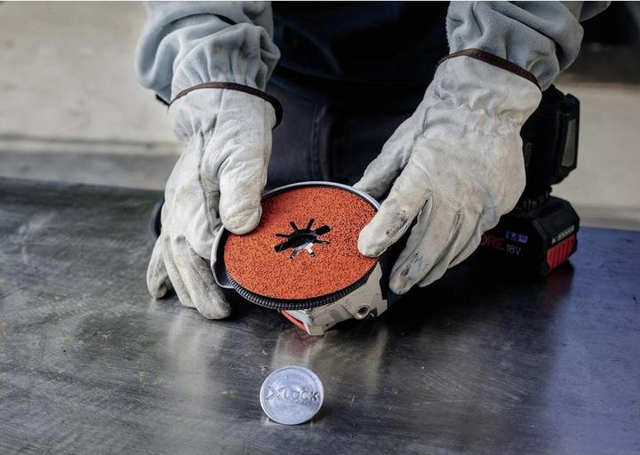 Actual product image Bosch Professional Zubehör Expert R781 Prisma Ceramic fiber disc, X-LOCK, 115 mm, 22.23 mm, G 60, 5 pcs. (60)