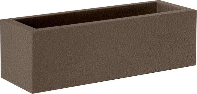 Produktbild Newgarden JARA 100 Pflanzkübel XXL gross eckig 100x35x32cm bronze 52L mit Wasserspeicher outdoor (100 x 35 x 32 cm)