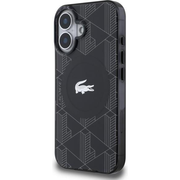 Thumbnail - Lacoste LCHMP16SUBSK iPhone 16 6.1" czarny/black hardcase IML Blend Monogram MagSafe (Apple iPhone 16), Smartphone Hülle...