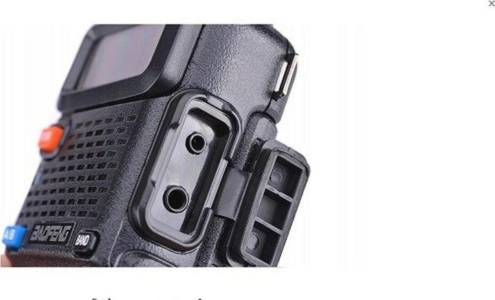 Actual product image Baofeng UV-5R HTQ 3800 USB-C WALKIE-TALKIE