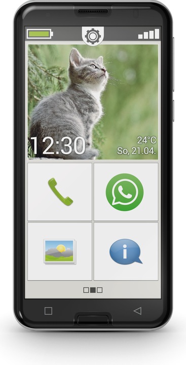 Produktbild Emporia Smart 3 (16 GB, Schwarz, 5.50", Single SIM, 13 Mpx, 4G)