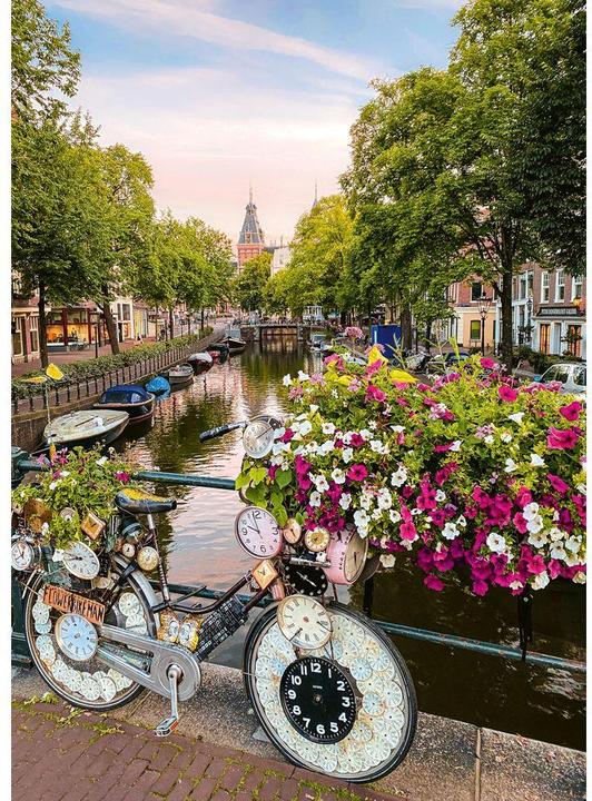 Image du produit Ravensburger Vélo et fleurs à Amsterdam​ (1000 pièces)