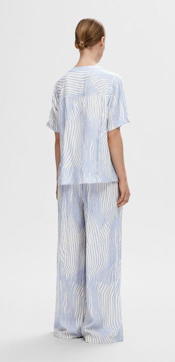 Actual product image Selected Femme Print top with short sleeves (36)