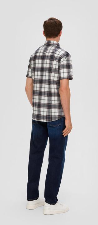 Immagine prodotto s.Oliver Hemd Kurzes Baumwollstretch-Hemd im Slim Fit (S)