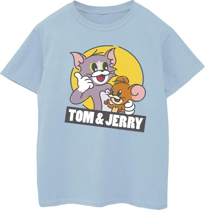 Immagine prodotto Tom & Jerry Sketch Logo Maglietta Ragazze (104)
