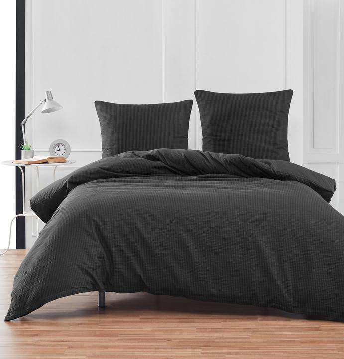 Actual product image Flair Seersucker Uni (Bedding set, 200 x 210 cm, 65 x 65 cm)