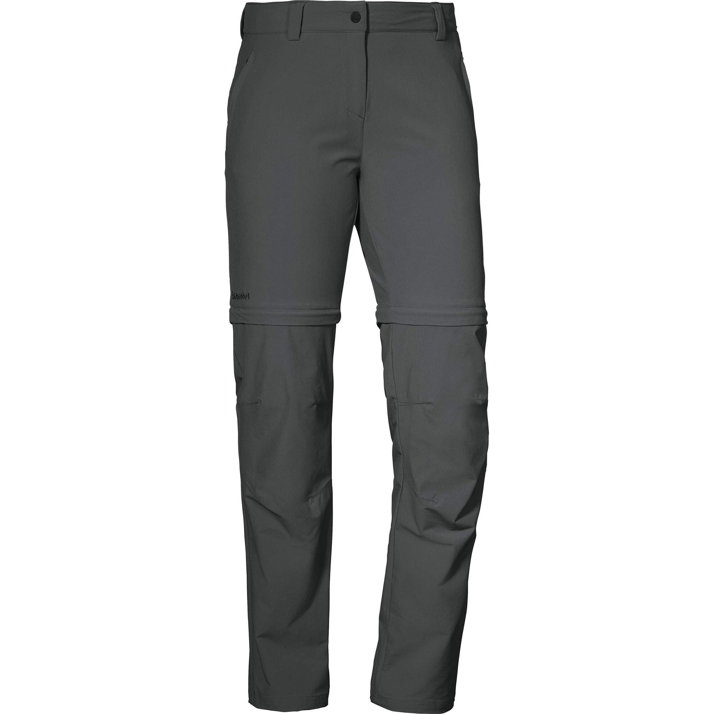 Schöffel, Damen, Outdoorhose, Ascona Zip-Off Hose (44), Grau, 44