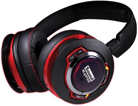 Image du produit Creative SoundBlaster EVO ZXR, Casque sans fil (ANC, 8 h, Sans fil)