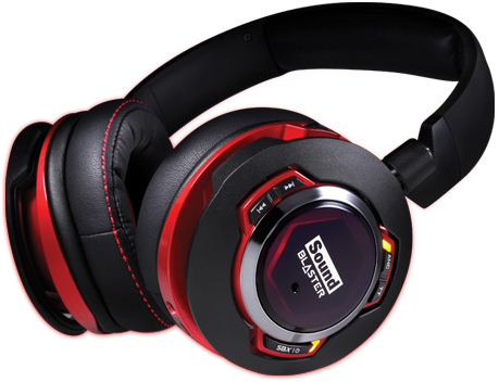 Image du produit Creative SoundBlaster EVO ZXR, Casque sans fil (ANC, 8 h, Sans fil)