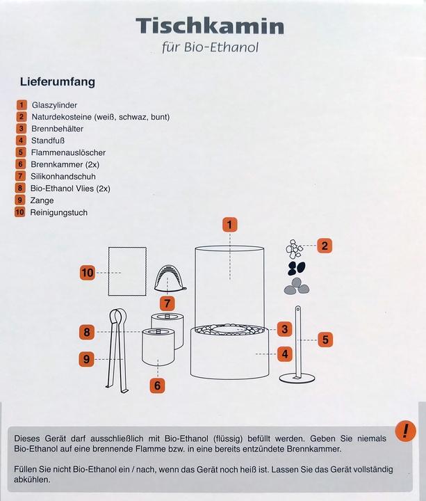 Immagine prodotto GuGus Tabella caminetto bioetanolo