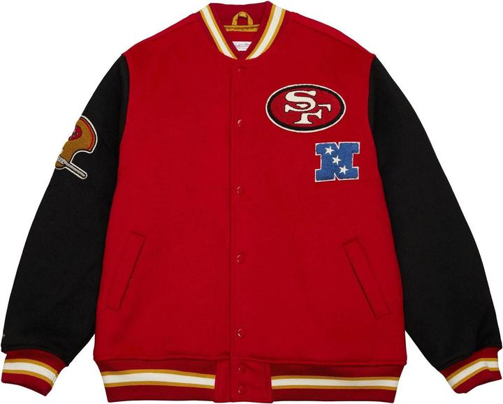 Actual product image Mitchell & Ness M&N Legacy Varsity Wool Jacket - NFL San Francisco 49ers - M (M)