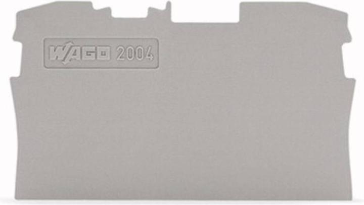 Produktbild Wago Endplatte für Klemmen 2 x 4 mm2 grau (Diverse)