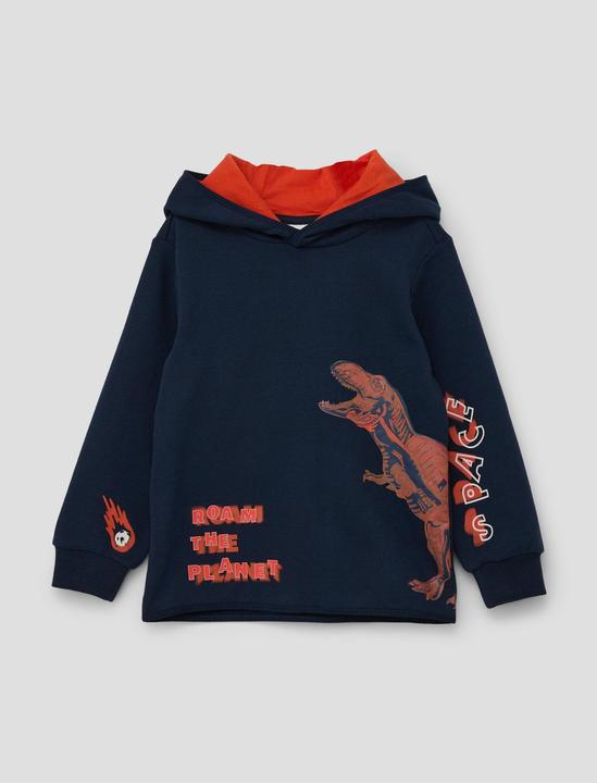 Produktbild s.Oliver Sweatshirt Kapuzensweatshirt mit Frontprint (92)