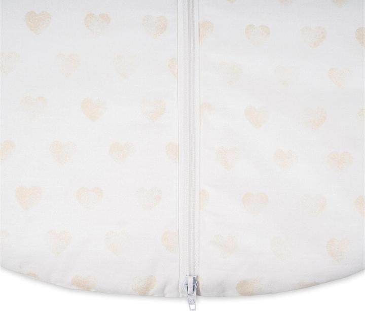 Image du produit Julius Zöllner Sac de couchage bébé toute l'année Coeurs de Sommeil Gr. 90 cm (90 cm, 0,5 TOG, Toute l'année)