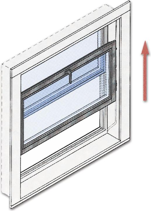 Actual product image HAWA Vertical sliding window fitting | 150/3 or 150/5 | brown