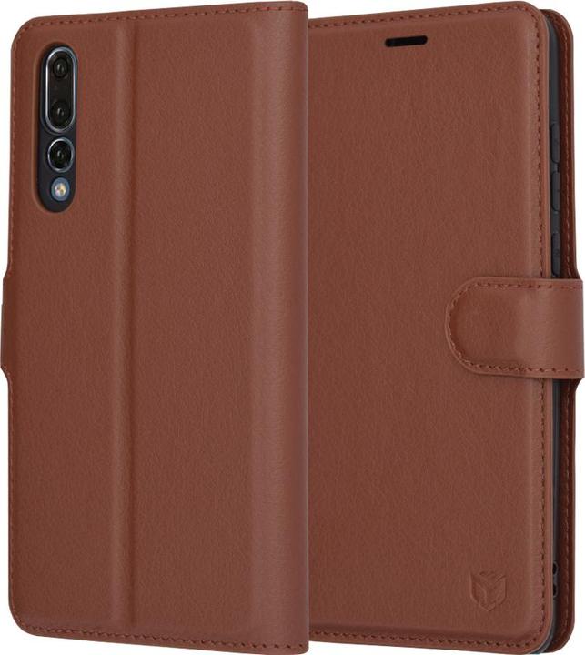 Actual product image Techsuit - Leather Folio - Huawei P20 Pro - Brown (Huawei P20 Pro)