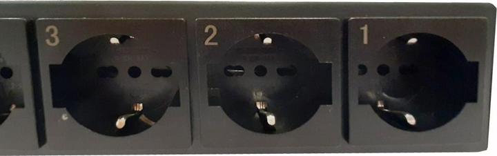 Actual product image Techly 8 ways 19inch Rack Power Strip (8x, CEE 7/3, 1.80 m)