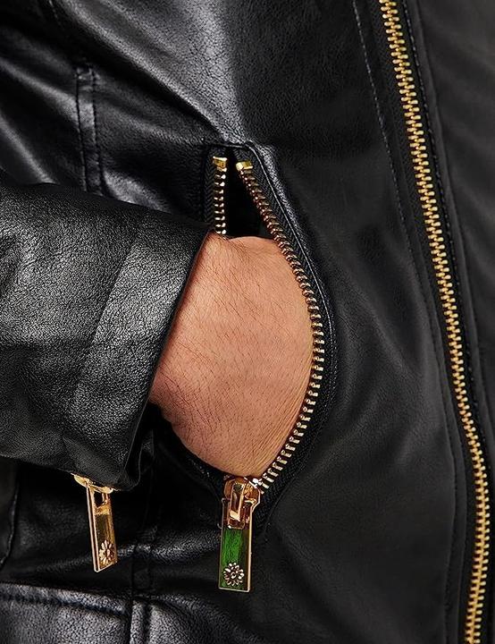 Actual product image Gianni Kavanagh Black Bliss Biker Jacket (XS)