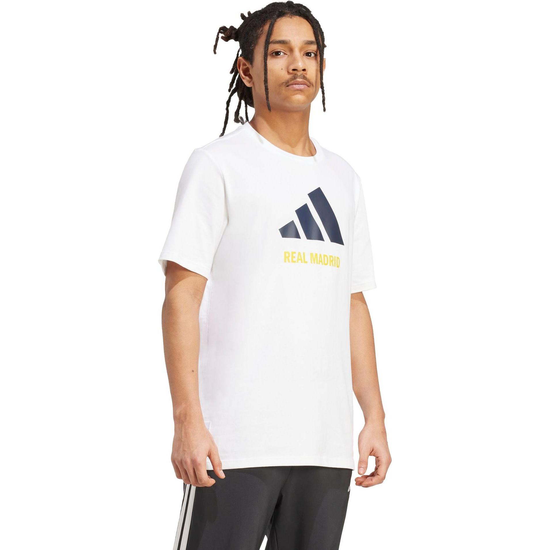 Adidas Real Madrid Saisonales Grafik-T-Shirt für Herren (M) (JM2124)