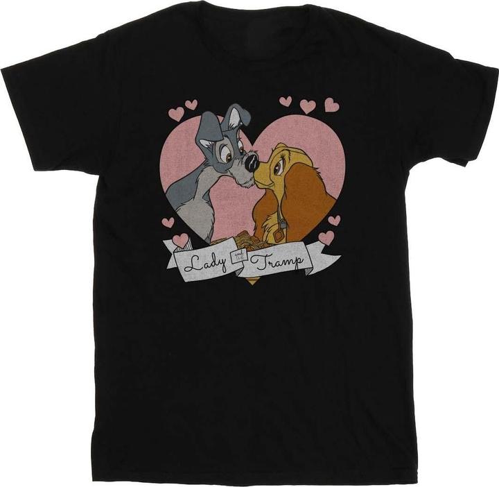 Immagine prodotto Disney Lady And The Tramp Love Maglietta Ampia Donna (XL)