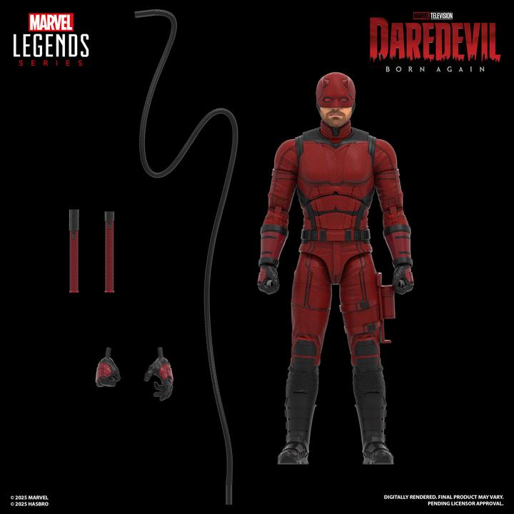 Produktbild Hasbro Daredevil: Born Again Marvel Legends Actionfigur Daredevil 15 cm