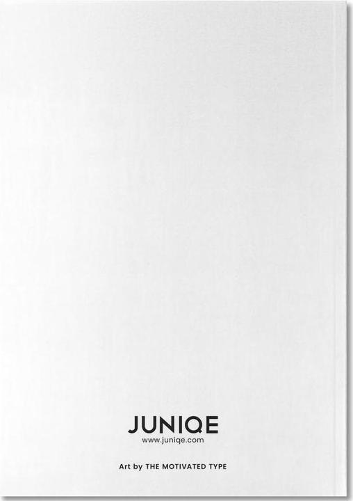Actual product image Juniqe Wake Up - Quotes & Slogans (A5, Plain)