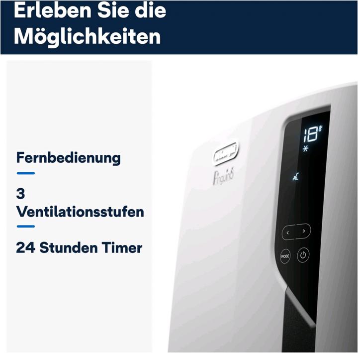 Actual product image De'Longhi Pinguino PAC EL92 (34 m², 9000 BTU/h)