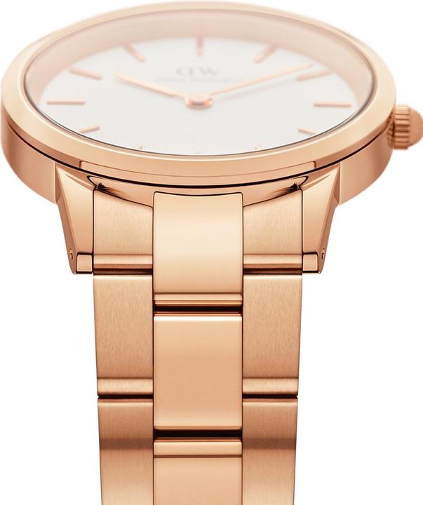 Actual product image Daniel Wellington Iconic Link White Rose Gold (36 mm) (Analogue wristwatch, 36 mm)
