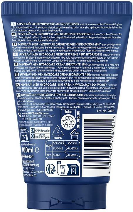 Actual product image NIVEA MEN Hydrocare Gesichtspflege Creme XXL (100 ml)