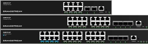 Image du produit Grandstream GWN7812P Commutateur administrable de niveau 3 16 ports PoE (16 ports)