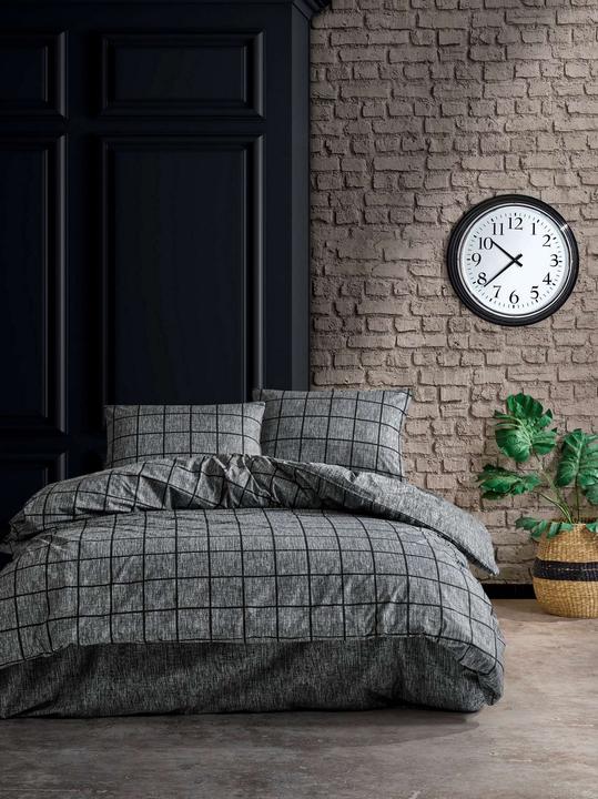 Productafbeelding L'essentiel Kare Ranforce Double Quilt Cover Set (Dekbedovertrek, 200 x 220 cm)