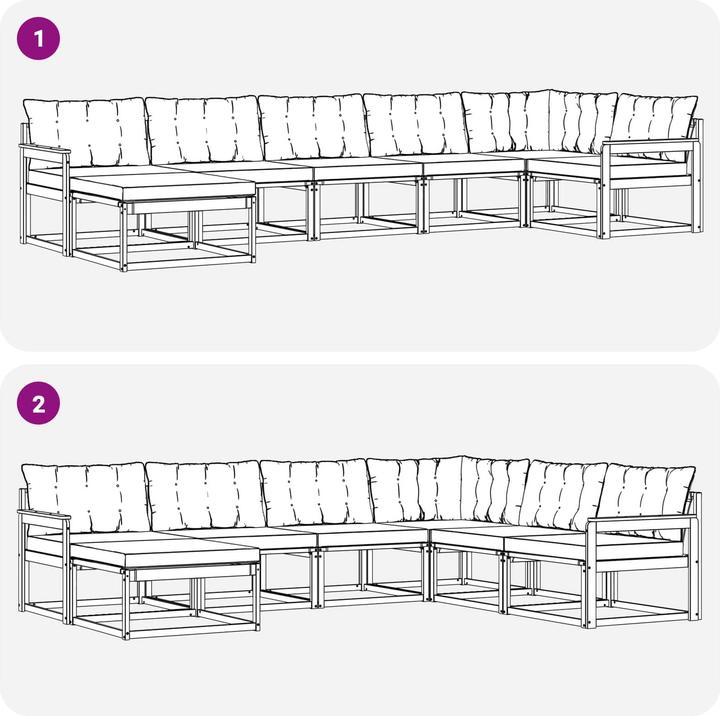 Produktbild vidaXL Sofa Set