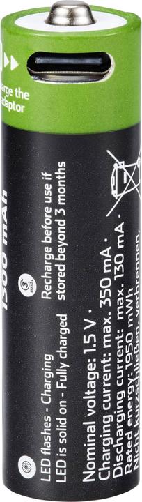 Actual product image Voltcraft Accu-Rechargeable (4 pcs., AA, 1300 mAh)